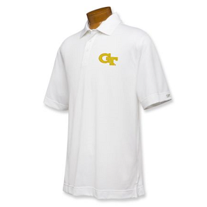 Georgia Tech Yellow Jackets Men's CB DryTec Championship Polo - White